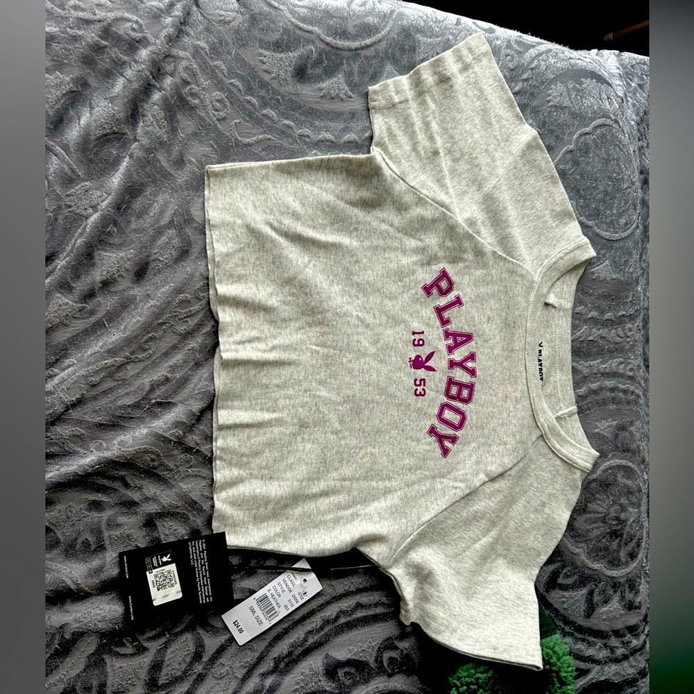 Playboi By Pacsuns Womens Cropped Tee